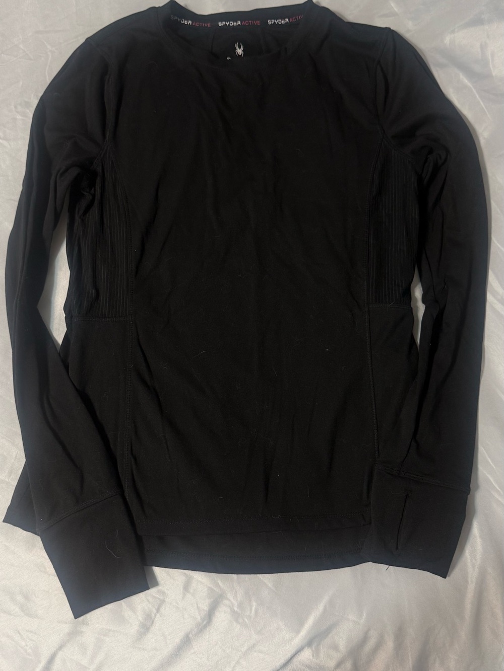 Spyder Women's Black Long Sleeve Performance Top